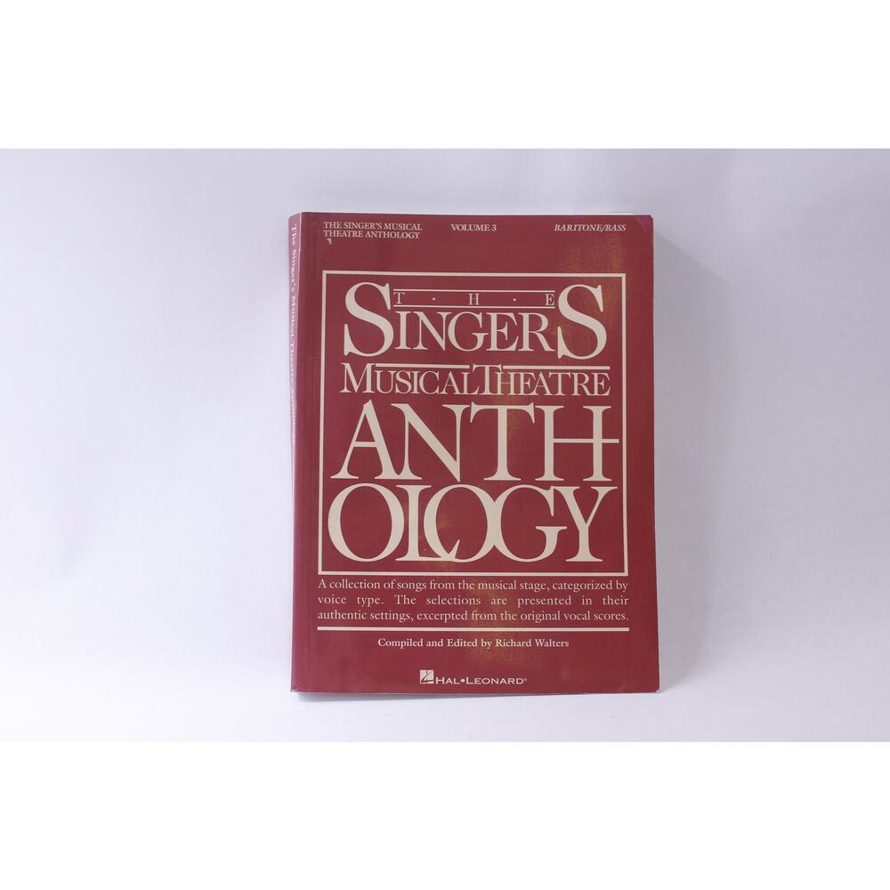 The Singers Musical Theatre Anthology, Volume 3, Baritone/Bass, Hal-Leonard